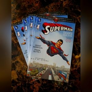 LOT of 7 SEARS 2013 PROMO ALL STAR SUPERMAN #1 DC COMICS